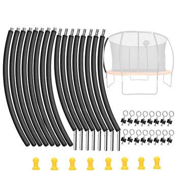 Iekštelpu mājas trampolīns, PP materiāls, aizsargcaurule, modelis Intranet trampoline