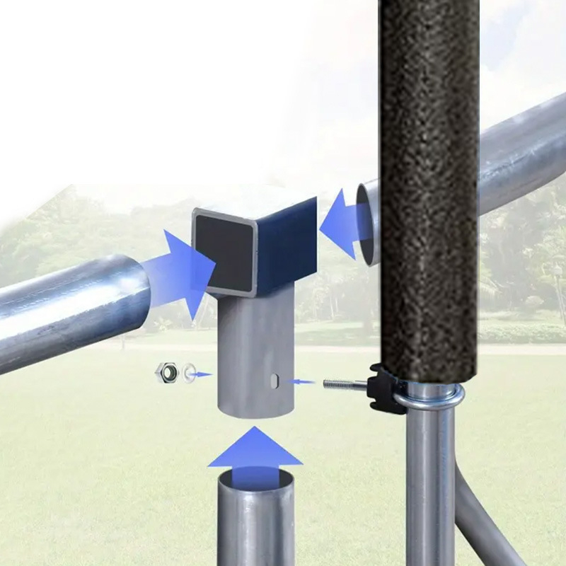 Iekštelpu mājas trampolīns, PP materiāls, aizsargcaurule, modelis Intranet trampoline