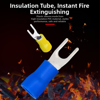 SV terminálový súbor s boxom – typ vidličky, predizolované crimp terminály, profesionálne použitie