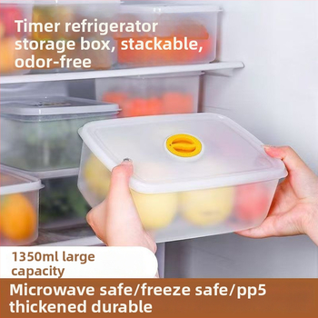 PP maisto laikymo dėžutė, skaidri, nešiojama, mikrobangų krosnelės saugi, šaldymui ir šaldytuvui