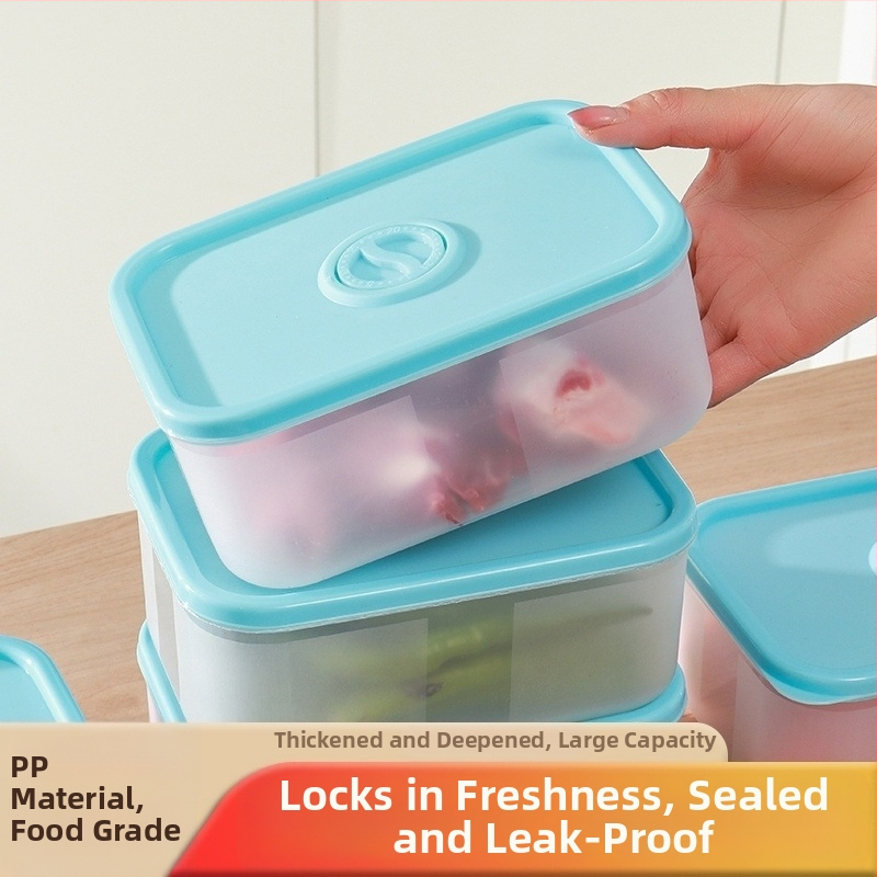 PP maisto laikymo dėžutė, skaidri, nešiojama, mikrobangų krosnelės saugi, šaldymui ir šaldytuvui