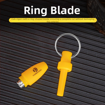 HANNICOOK Cigarešu instrumentu komplekts: nerūsējošā tērauda V formas griezējs, plakanais griezējs cigārām, cigarešu urbjmašīna, pelnu trauks