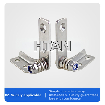 Csillapító csuklópánt állítható nyomatékkal és tetszőleges leállással, rozsdamentes acélból