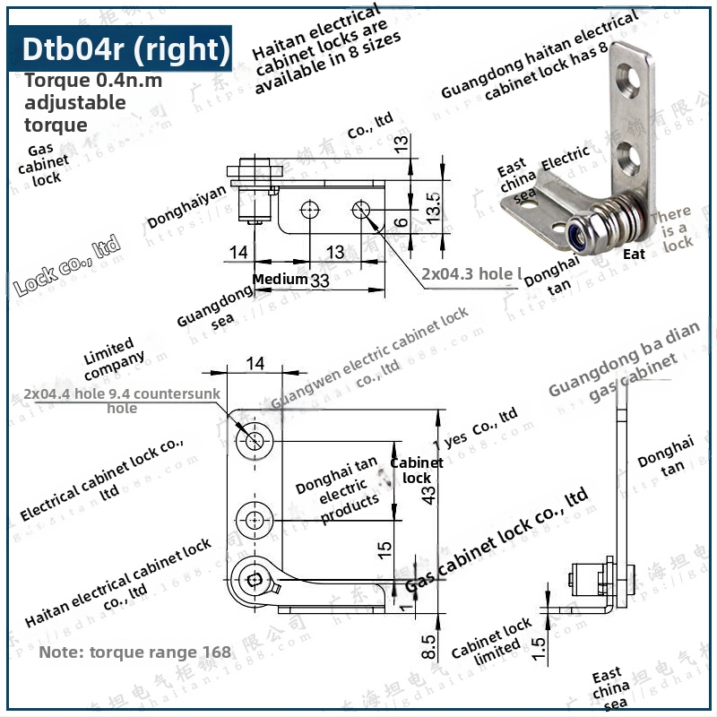 Csillapító csuklópánt állítható nyomatékkal és tetszőleges leállással, rozsdamentes acélból