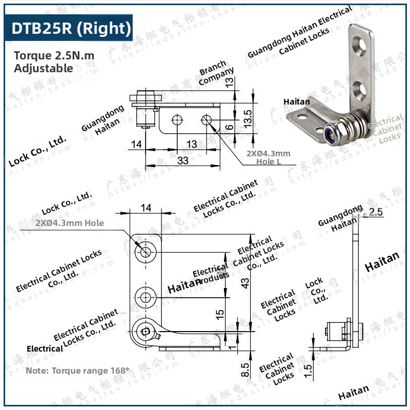 Csillapító csuklópánt állítható nyomatékkal és tetszőleges leállással, rozsdamentes acélból