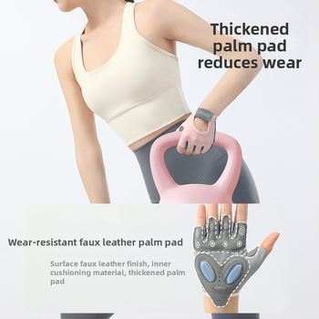 Puspirkstu velosipēdu cimdi, neslīdoši, piemēroti braukšanai un fitnesam, Materiāli: SBR diving materiāls, kombinēta auduma, poliesters