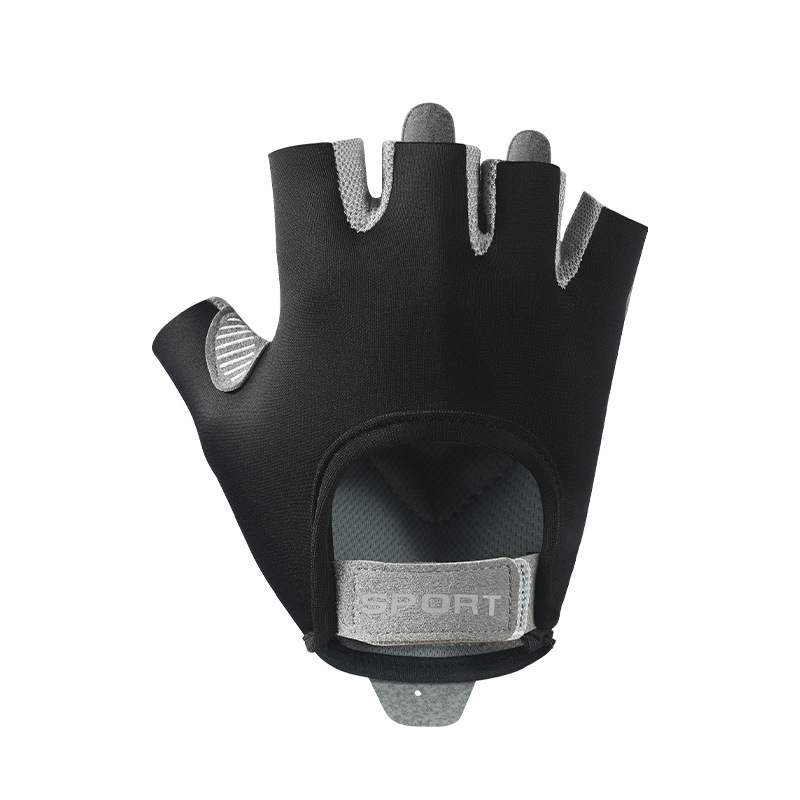 Puspirkstu velosipēdu cimdi, neslīdoši, piemēroti braukšanai un fitnesam, Materiāli: SBR diving materiāls, kombinēta auduma, poliesters