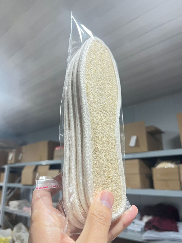 Talpă din loofah natural, dezodorizantă, absorbantă de transpirație, respirabilă, talpă întreagă, unisex, pentru muncă, alergare, sport și pregătire militară