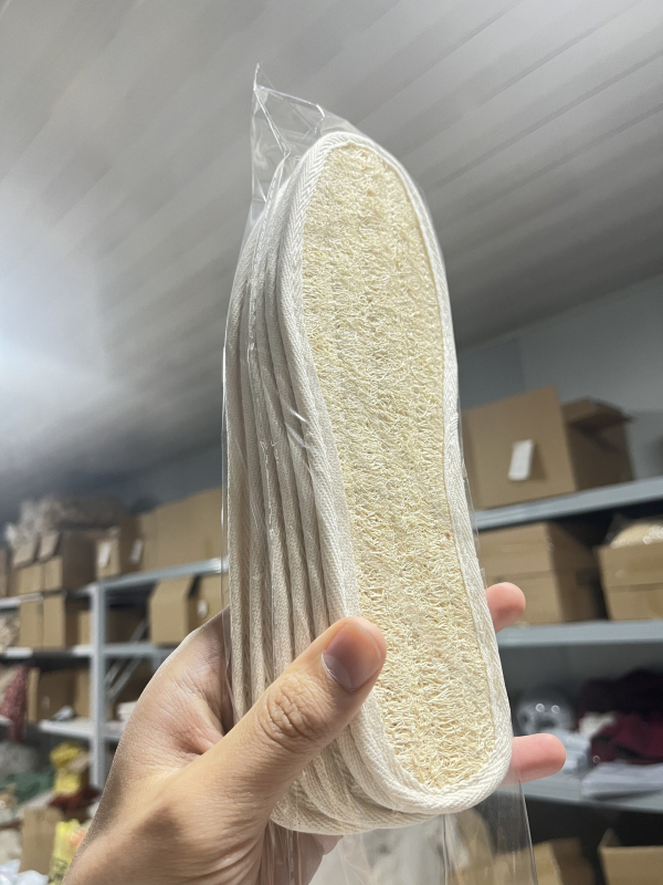Talpă din loofah natural, dezodorizantă, absorbantă de transpirație, respirabilă, talpă întreagă, unisex, pentru muncă, alergare, sport și pregătire militară