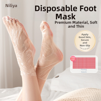 Niliya vienkartinis rankų ir kojų kaukių rinkinys, kojų kaukė/pleistras, šviežumo išlaikymo plėvelė, moterims