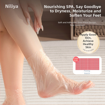 Niliya vienkartinis rankų ir kojų kaukių rinkinys, kojų kaukė/pleistras, šviežumo išlaikymo plėvelė, moterims