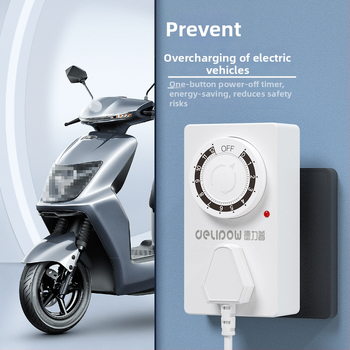 Delip Laikmačio kištukinis lizdas vandens siurbliui ir elektriniam transportui – CCC sertifikuotas, laikmačio funkcija