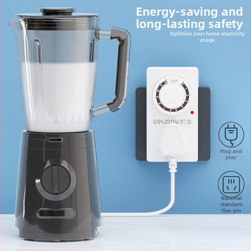 Delip Laikmačio kištukinis lizdas vandens siurbliui ir elektriniam transportui – CCC sertifikuotas, laikmačio funkcija