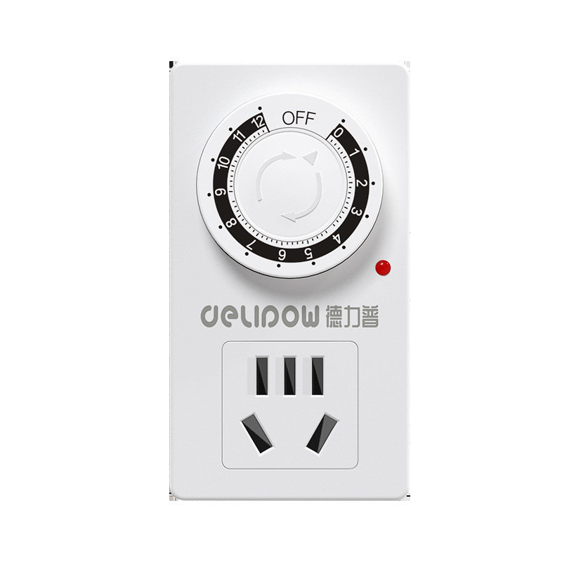 Delip Laikmačio kištukinis lizdas vandens siurbliui ir elektriniam transportui – CCC sertifikuotas, laikmačio funkcija