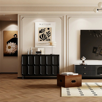 PU francia stílusú sarokdíszítő csík virágos mintával, nappaliba, TV falra (modell 9721, reliefes textúra)