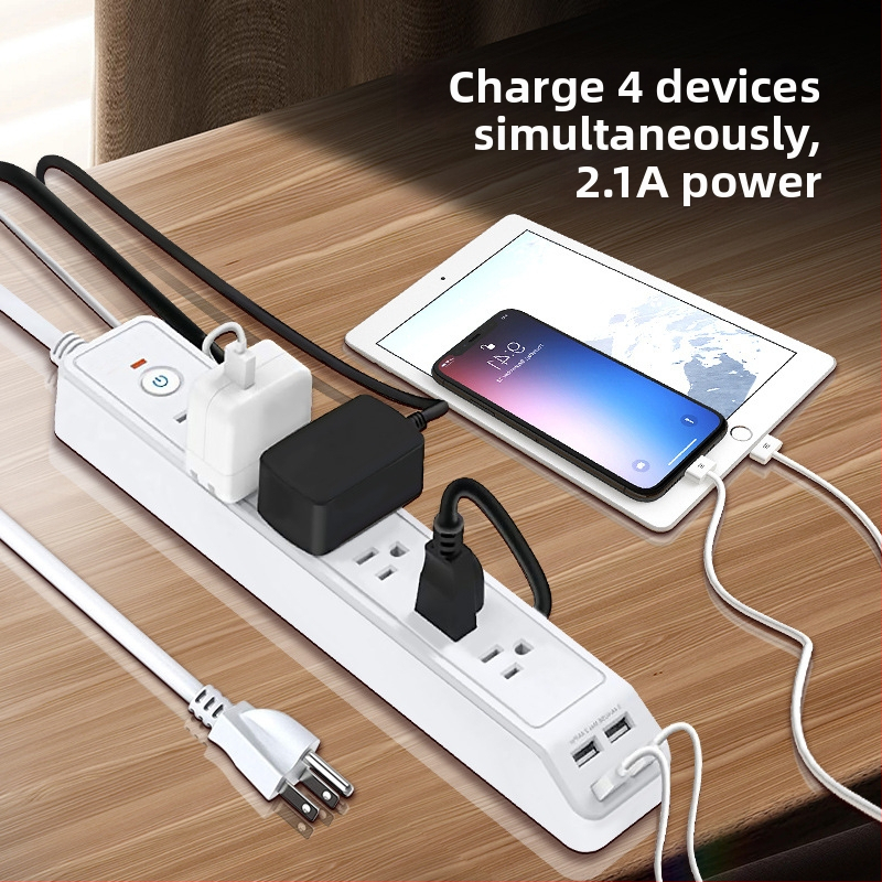 Sešas ligzdas ar USB uzlādes portu, aizsardzība pret pārspriegumu, ugunsizturīgs ABS korpuss, CE sertifikāts