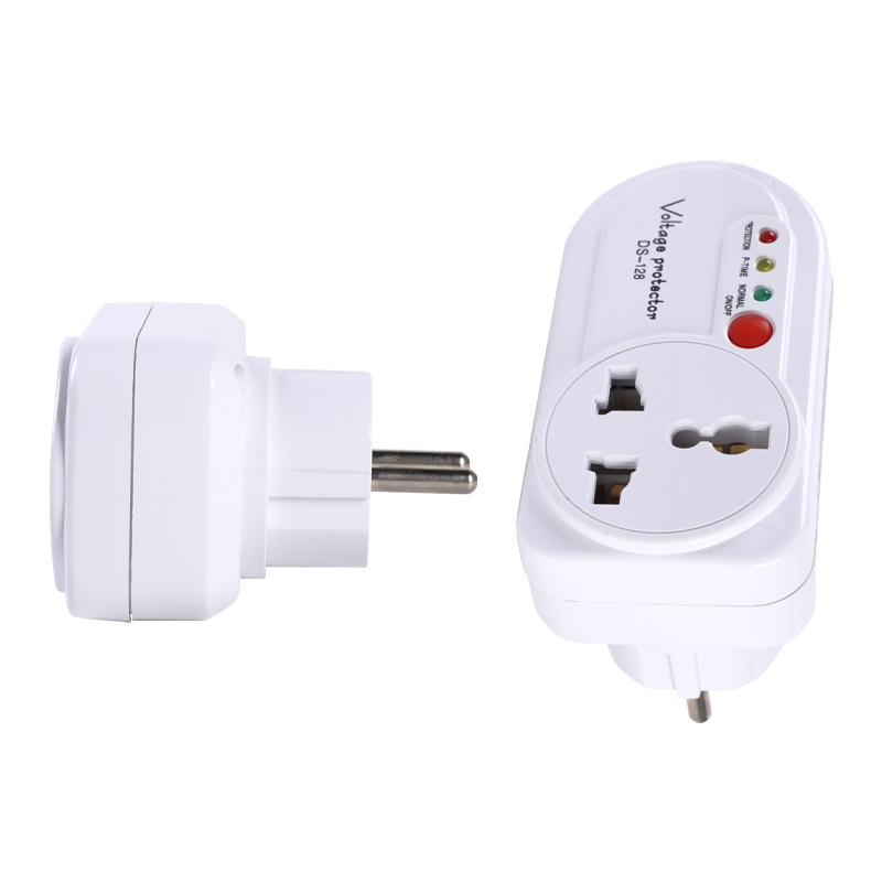 FRANK CE-certified įtampos apsaugos lizdas buitiniams šaldytuvams su automatinio išjungimo funkcija ir laikmačiu