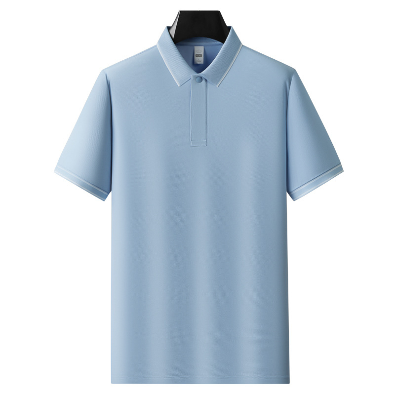 Tricou polo cu mâneci scurte, croială mulată, amestec poliester, uscare rapidă