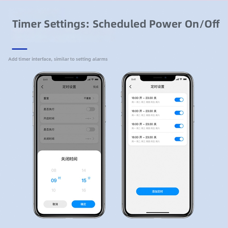 WiFi išmanioji kištukinė lizda su nuotoliniu valdymu per telefoną, laikmačiu ir balso valdymu (110-240V)