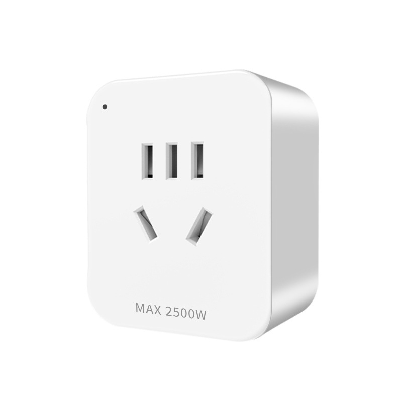 WiFi išmanioji kištukinė lizda su nuotoliniu valdymu per telefoną, laikmačiu ir balso valdymu (110-240V)