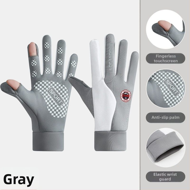 Bezpirkstu velosipēdu cimdi, ar ūdensizturīgu audumu, sportam un braukšanai