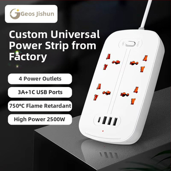 Jishun ugniai atsparus Type-C paskirstytuvas, 10A, 250V AC