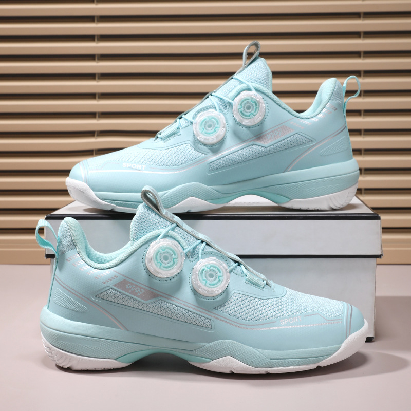 Бадминтон обувки унисекс, нисък връх, горна част от синтетична кожа, мрежеста подплата, подметка от износоустойчива гума