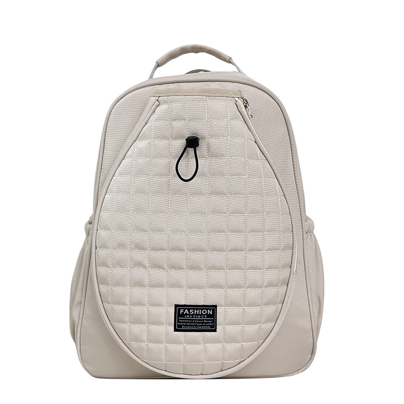 Športový batoh na badminton s oddeleným priehradkom na topánky a mokro-sucho oddelenie (nylon; polyesterové vnútro; zakrivený ramenný popruh)