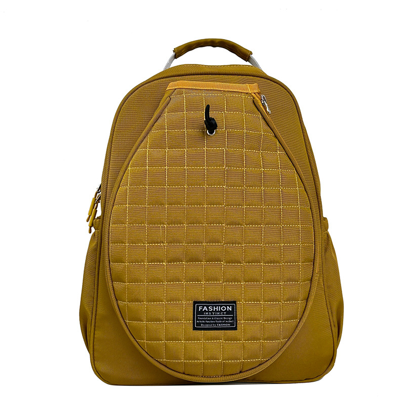 Športový batoh na badminton s oddeleným priehradkom na topánky a mokro-sucho oddelenie (nylon; polyesterové vnútro; zakrivený ramenný popruh)