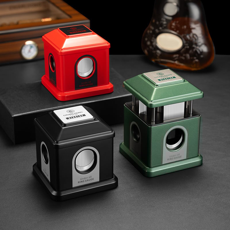 Cigarešu šķēres Cigarloong, sakausējuma asmens, viegls luksusa stils, V-cut un plakanais griezums