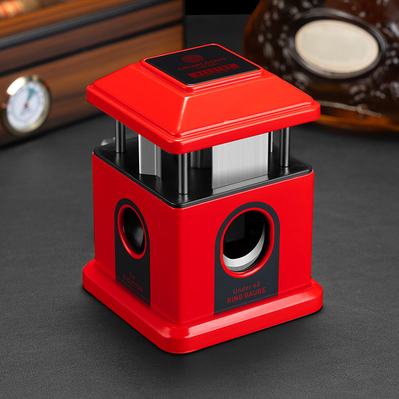 Cigarešu šķēres Cigarloong, sakausējuma asmens, viegls luksusa stils, V-cut un plakanais griezums