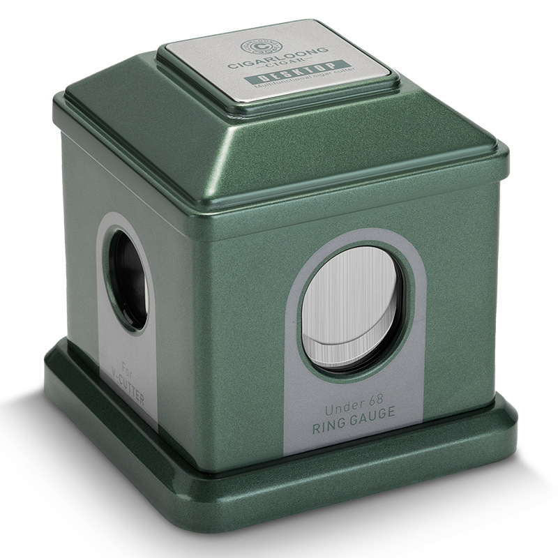 Cigarešu šķēres Cigarloong, sakausējuma asmens, viegls luksusa stils, V-cut un plakanais griezums