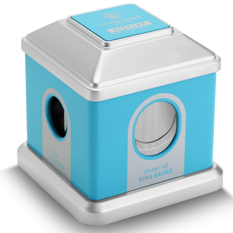 Cigarešu šķēres Cigarloong, sakausējuma asmens, viegls luksusa stils, V-cut un plakanais griezums