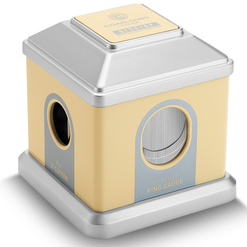 Cigarešu šķēres Cigarloong, sakausējuma asmens, viegls luksusa stils, V-cut un plakanais griezums