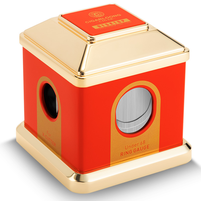 Cigarešu šķēres Cigarloong, sakausējuma asmens, viegls luksusa stils, V-cut un plakanais griezums