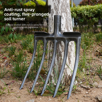 Põlluharimise dakš nelja hambaga mangaanterasest