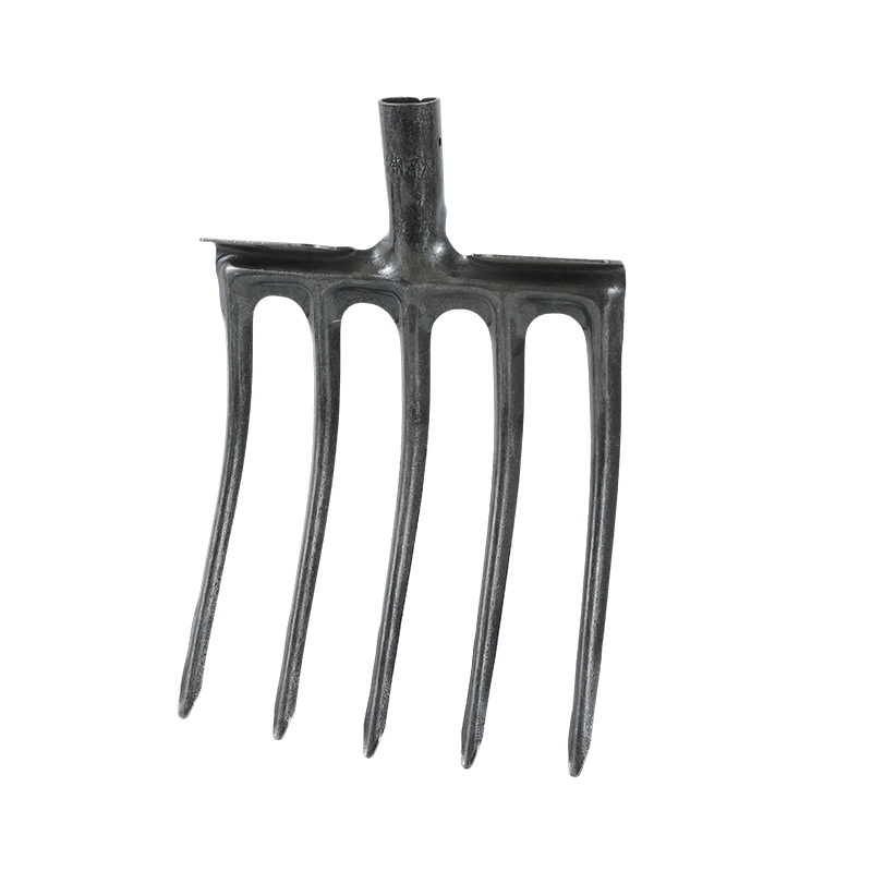 Земеделски форк за обработка на почвата с четири зъба, манганова стомана