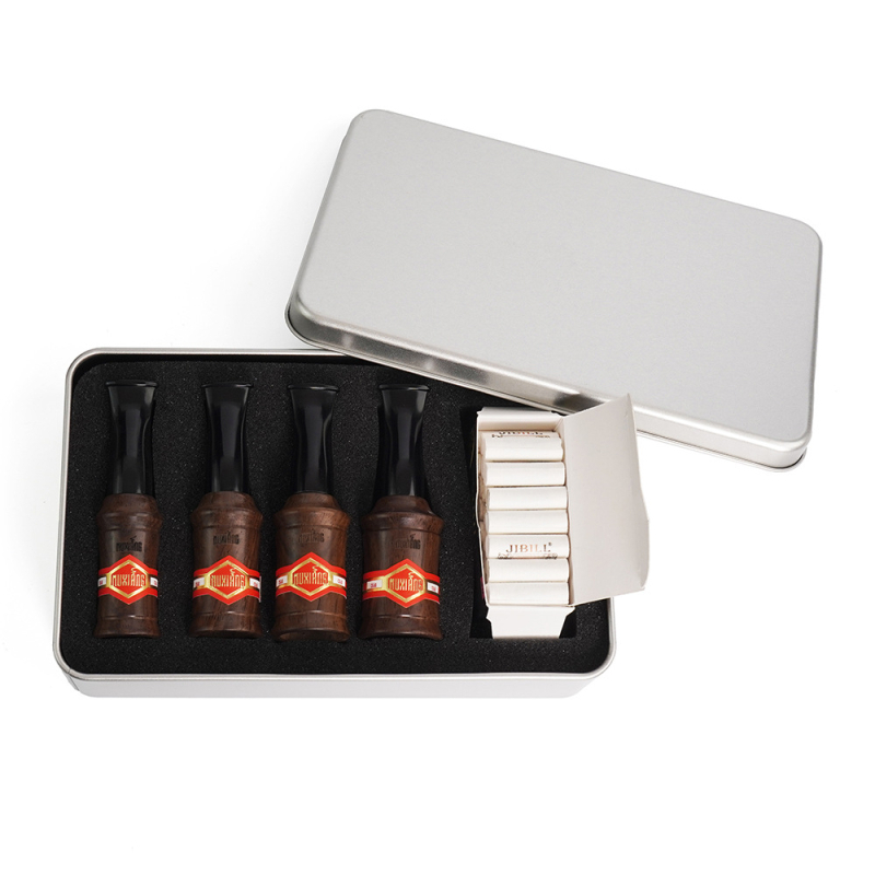 Дървен комплект за устни на пури с филтър, диапазон 38–58 пръстени, персонализируем, код на продукта 2501HT38-58FDLH