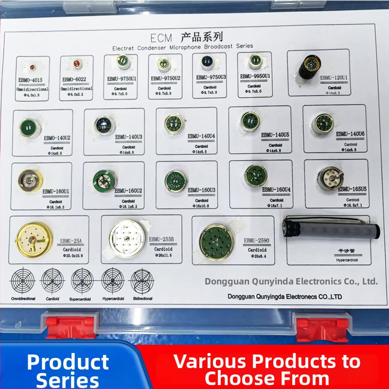 Qunyinda EBMU-25A Vienpusēja mikrofona kapsula tiešraidēm