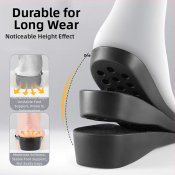 PU vložky na zväčšenie výšky, nasiakajú pot, unisex, do športovej, koženej, čižmovej a bežnej obuvi
