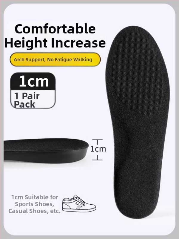 PU vložky na zväčšenie výšky, nasiakajú pot, unisex, do športovej, koženej, čižmovej a bežnej obuvi
