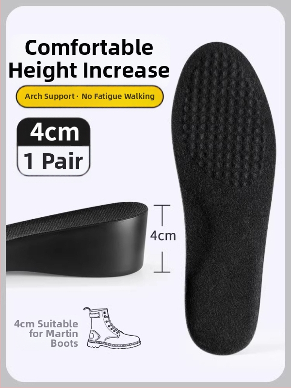 PU vložky na zväčšenie výšky, nasiakajú pot, unisex, do športovej, koženej, čižmovej a bežnej obuvi