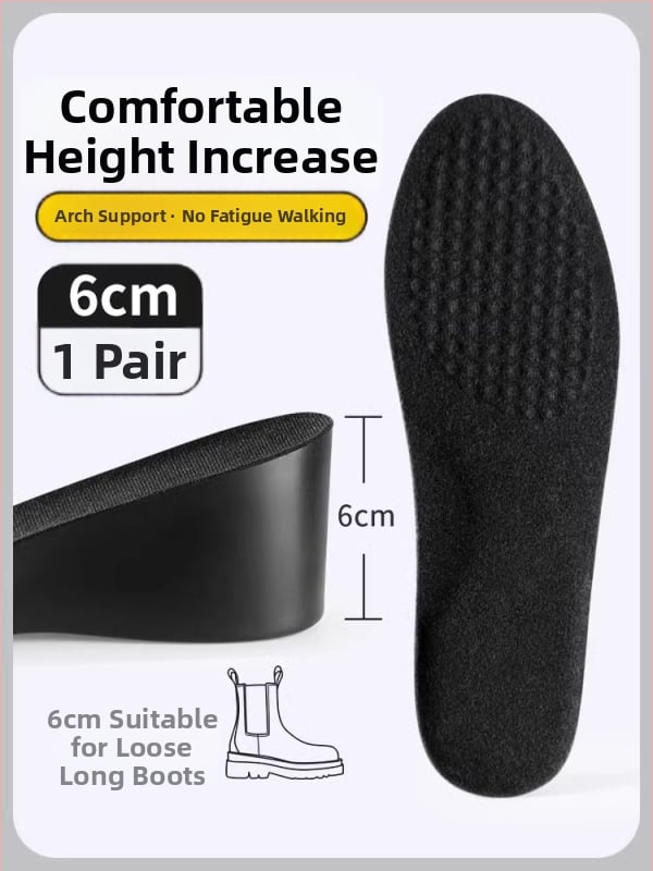 PU vložky na zväčšenie výšky, nasiakajú pot, unisex, do športovej, koženej, čižmovej a bežnej obuvi