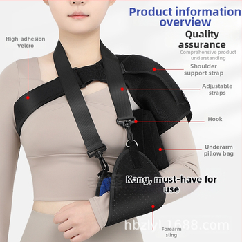 Peties laikiklis reabilitacijai ir apsaugai — vieno peties parama, poliesterio pluoštas, suaugusieji, tinkamas futbolui