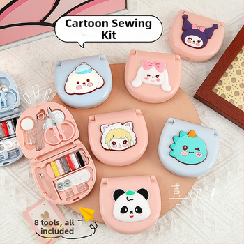 Siuvimo dėžutė – nešiojama, kompaktiška, mielas stilius; prekinis ženklas: Tibei; 500 vnt./vienetas; svoris apie 42,2 g; pakuotė: Opp pakuotė