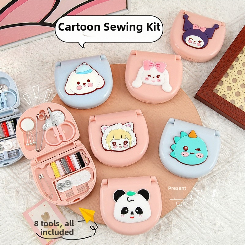 Siuvimo dėžutė – nešiojama, kompaktiška, mielas stilius; prekinis ženklas: Tibei; 500 vnt./vienetas; svoris apie 42,2 g; pakuotė: Opp pakuotė