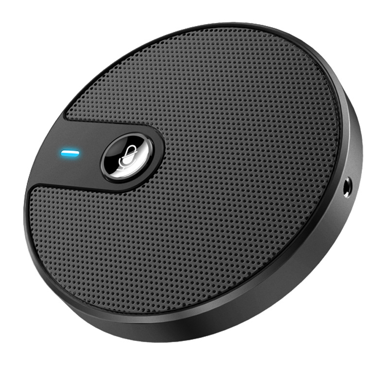 M7S Безжичен USB настолен микрофон за компютър — кондензаторен микрофон за конференции, онлайн занятия, запис и лайвстрийминг; корпус CNC цинкова сплав; честотен диапазон 100 Hz–20 kHz; SNR ≥60 dB; захранване чрез USB 5V