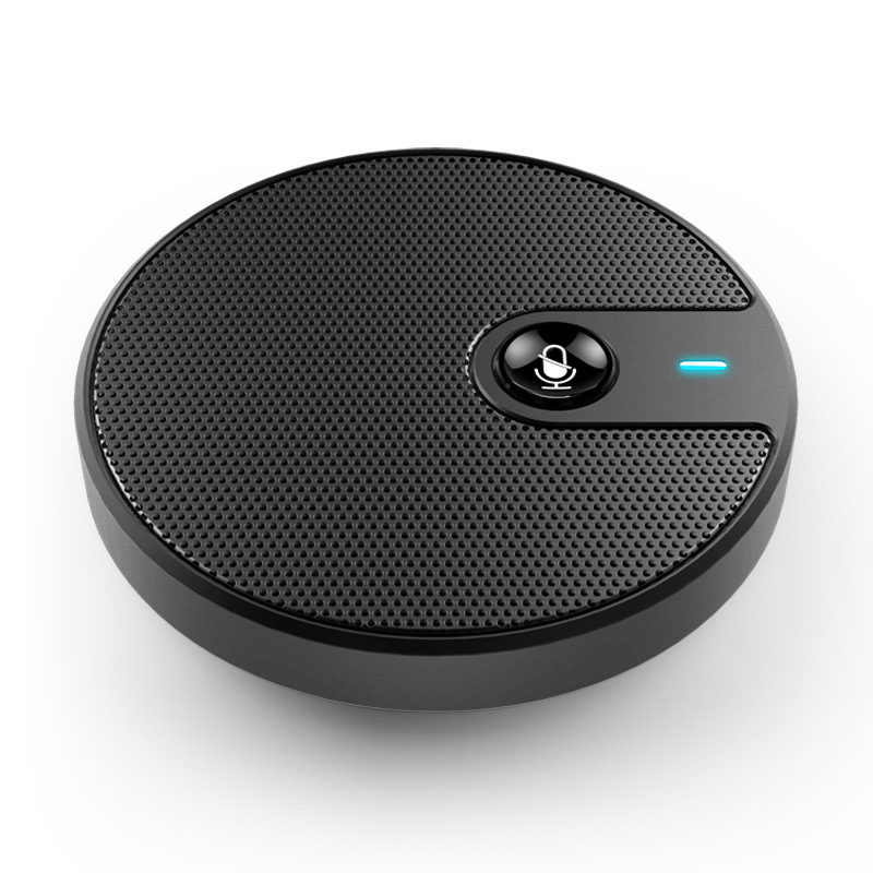 M7S Безжичен USB настолен микрофон за компютър — кондензаторен микрофон за конференции, онлайн занятия, запис и лайвстрийминг; корпус CNC цинкова сплав; честотен диапазон 100 Hz–20 kHz; SNR ≥60 dB; захранване чрез USB 5V