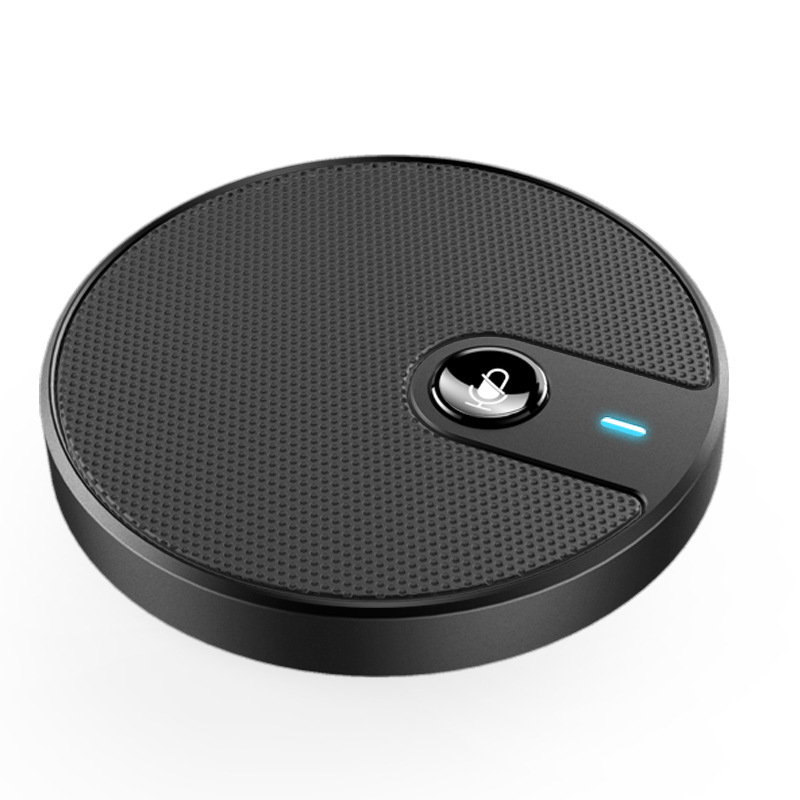 M7S Безжичен USB настолен микрофон за компютър — кондензаторен микрофон за конференции, онлайн занятия, запис и лайвстрийминг; корпус CNC цинкова сплав; честотен диапазон 100 Hz–20 kHz; SNR ≥60 dB; захранване чрез USB 5V