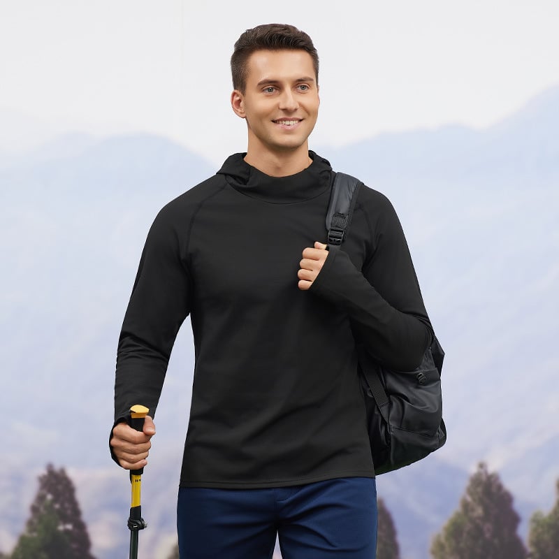 Kapucnis pulóver, poliészter fleece béléssel, uniszex, őszi-téli szezon, bélés 88% poliészter